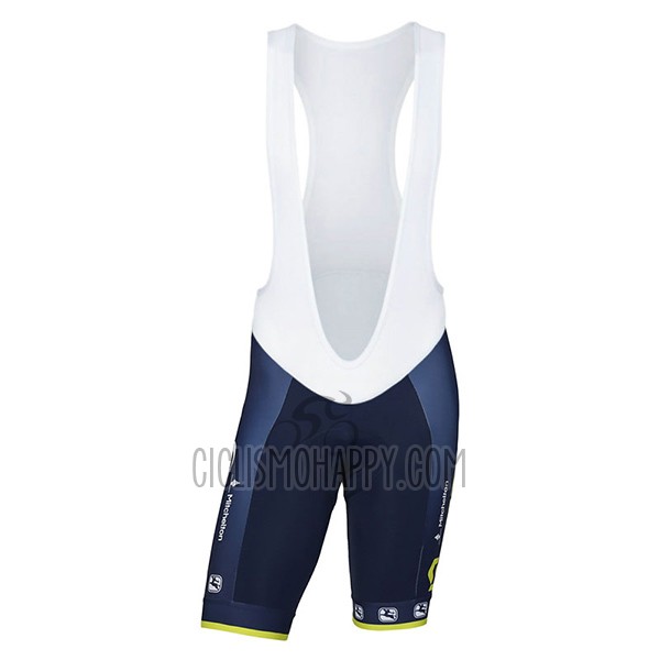 Orica Scott Cycling Jersey Bib Short 2017 Short Sleeve Blue